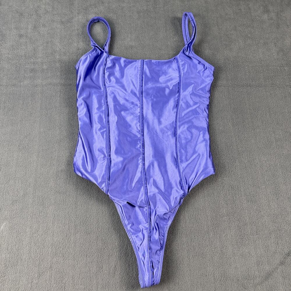 Reebok X Cardi B Bodysuit Size Medium Purple
